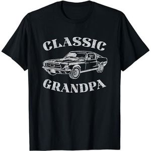 Funny Grandpa Classic Car Graphic T-Shirt